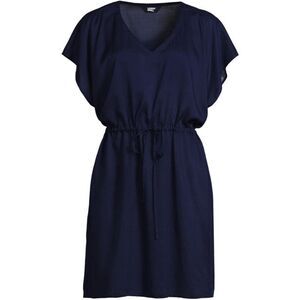 Land’s End Plus Standard Sizes swim coverup Lightweight Model Navy Blue Various